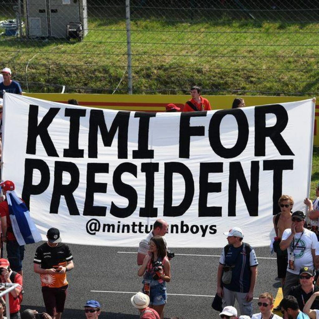 30: Kimi Raikkonen For Vice President