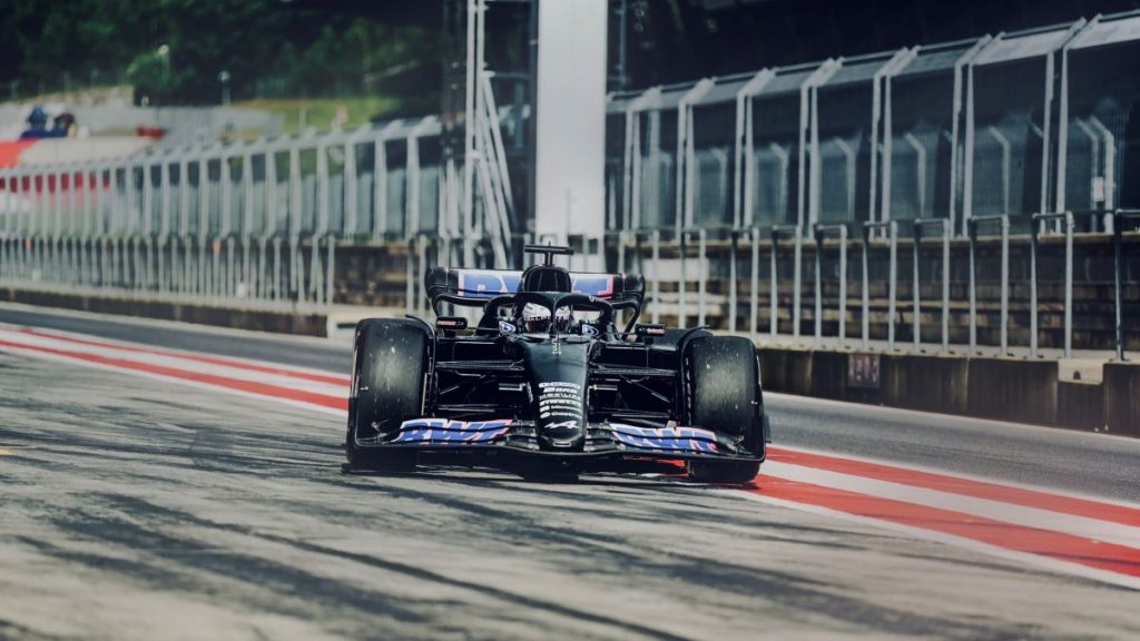 Kush Maini F1 car test with Alpine at Red Bull Ring